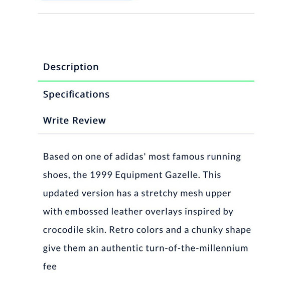 Adidas Eqt Gazelle Lace Up Men’s Sneakers Shoes / Size-10.5 main image 6